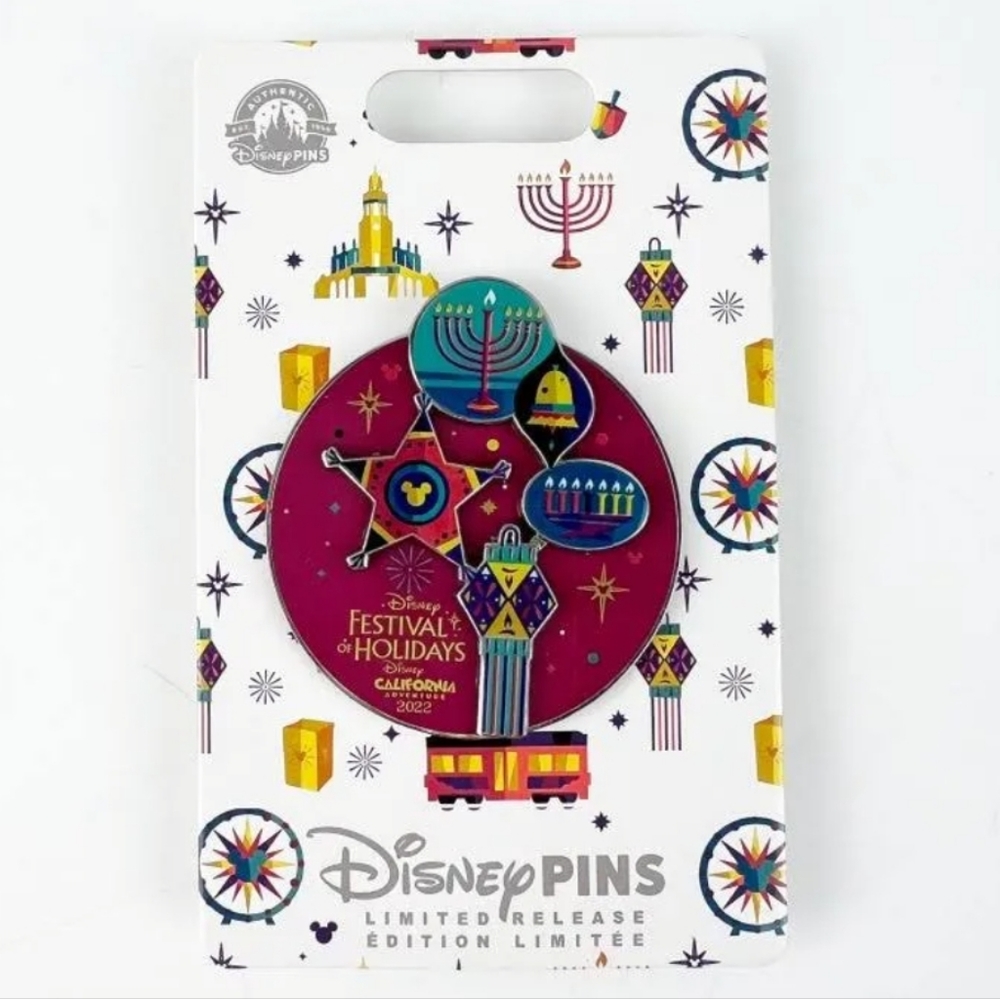 Disney Pins Festival of Holidays Disney California Adventure 2022 Limited NWT